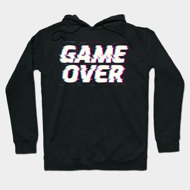 Game Over Glitch Hoodie by Z1